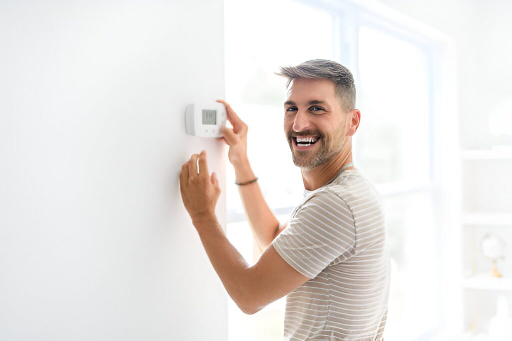 Thermostat connecté installation 