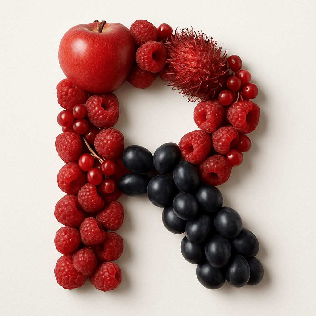 Les fruits qui débutent par la lettre R